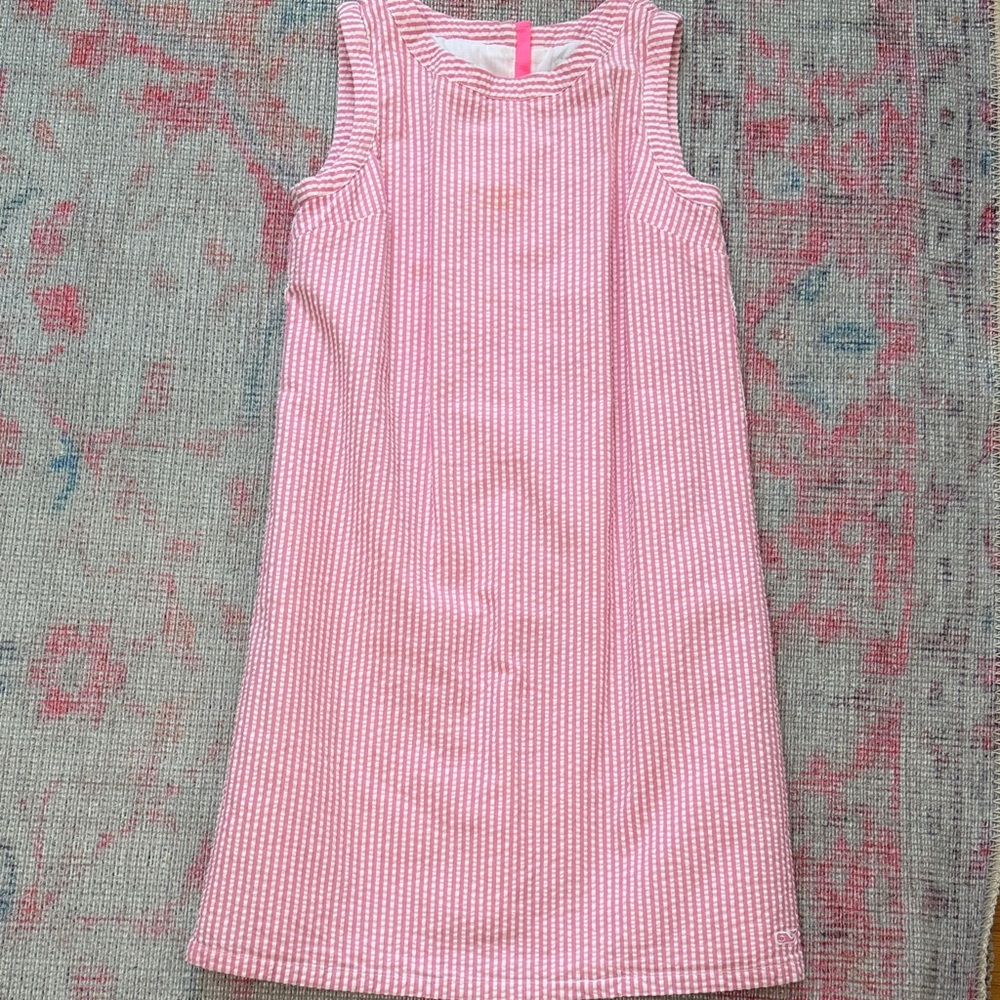 Vineyard vines Pink Striped Kids Dress